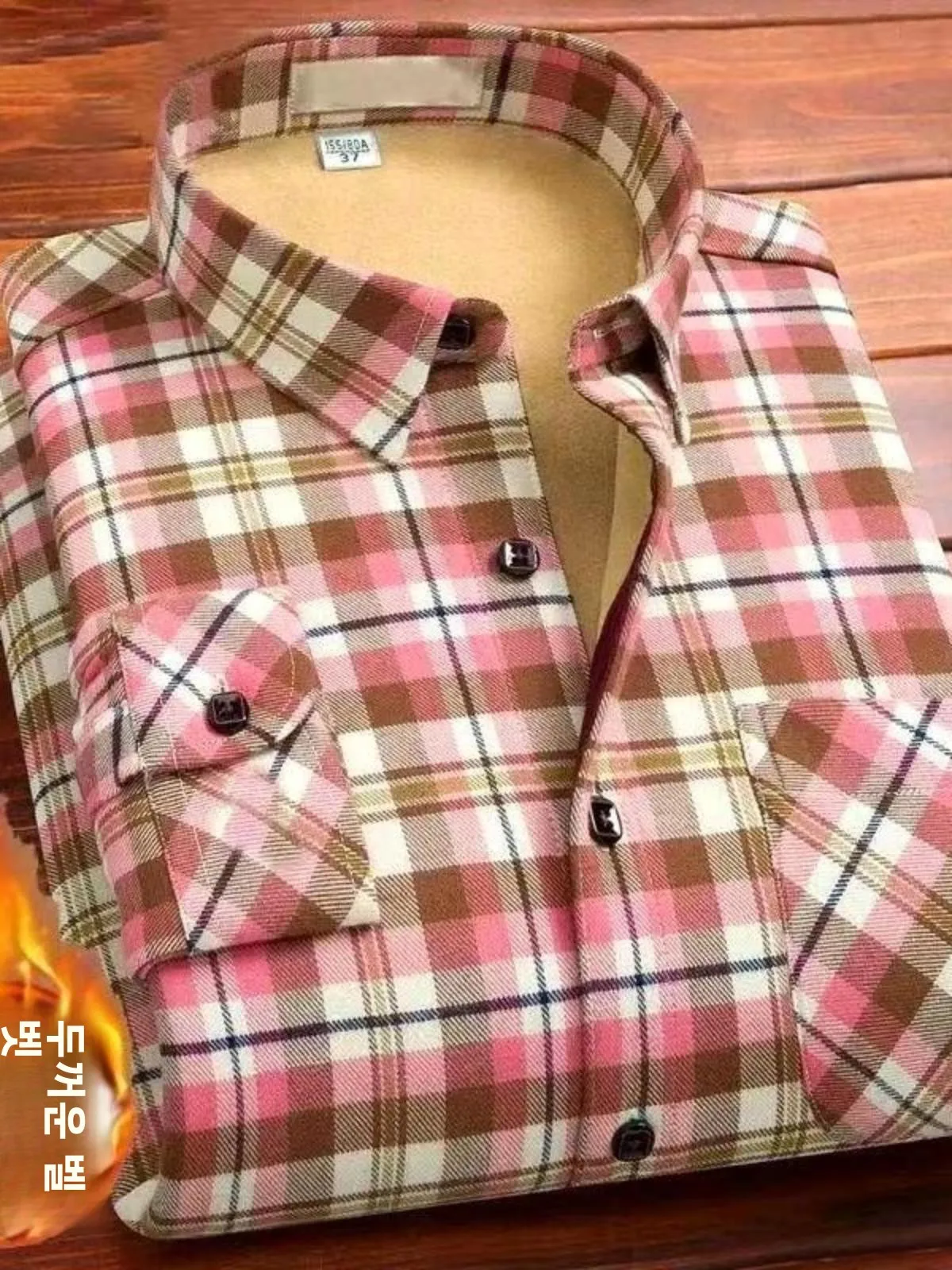 Thiened Fce レディース ウォーム irt ロング Sve チェック柄 秋冬婦人服 ママカラー ニードルブランド Twet AdWoD045729