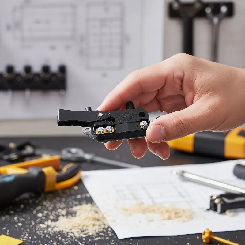 New 1PCS Power Tool Trigger Switch With Sturdy Metal Housing And Easy Installation Perfect For DIY Power Tool Repair Replacement