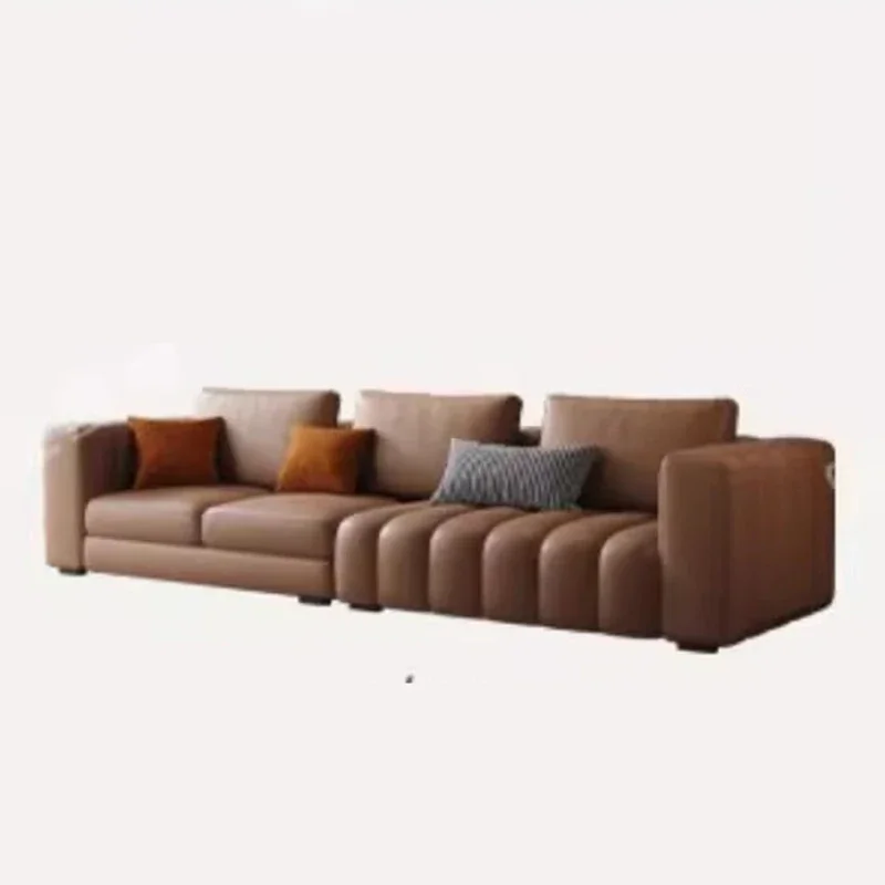 Grande Upholstery Living Room Sofas Wood Legs Scratch Protector Luxury Set Living Room Sofas Foam Sponge Lazy Divano Furniture