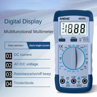 A830L Intelligent Multifunctional Multimeter Household Electrical Instruments Voltage And Current Meters