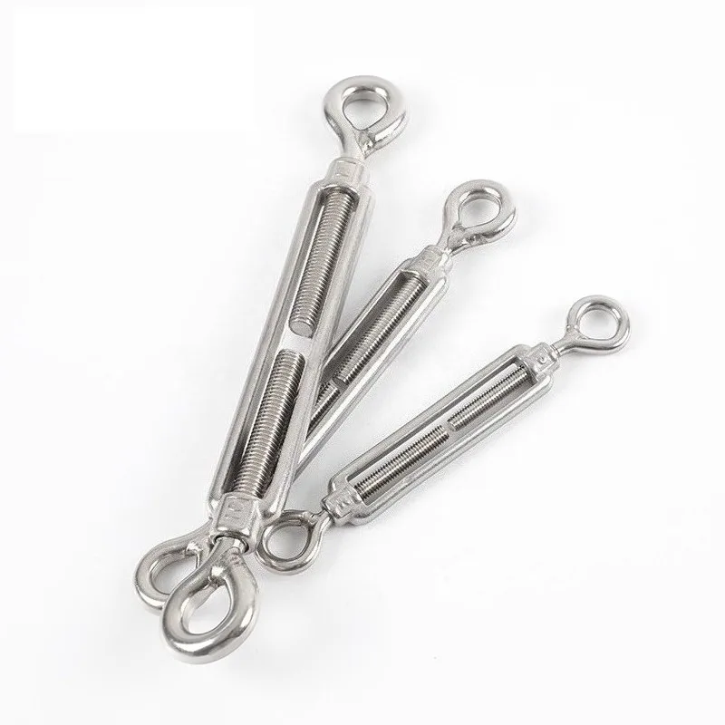 1pc 316 Stainless Steel Split Screw Wire Rope Tensioner M4 M5 M6 M8 M10 M12 M14 M16 M20 For Wire Rope Tensioning And Adjustment