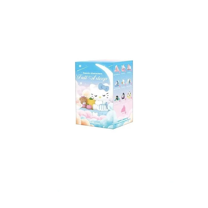 Cartoon My melody Sanrio Cute Cinnamoroll pompon Purin Children Blind Box Toy Creative Figure Ornament squisito regalo di natale