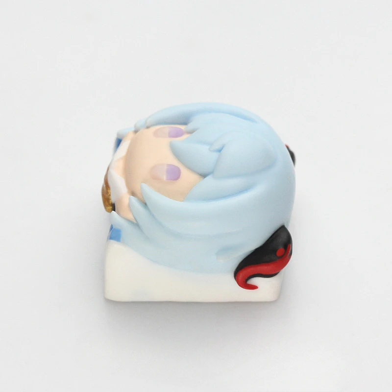 Anime GanYu Keycaps Original 3D Resin Kawaii Keyboard Cap Cartoon Handmade Gaming Artistic Key Caps for Mechanical Keyboard Gift