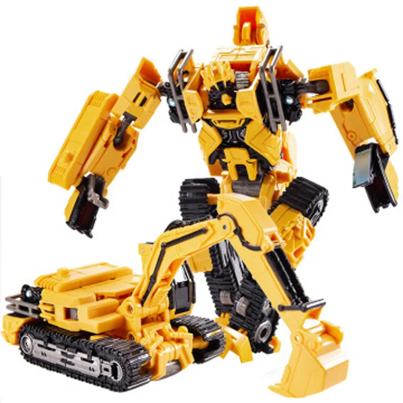 TAIBAI SS Hercules 8-in-1 Transformatie Geel Roar Heavy Duty Magic Sickle Techniek Voertuig Robotmodel