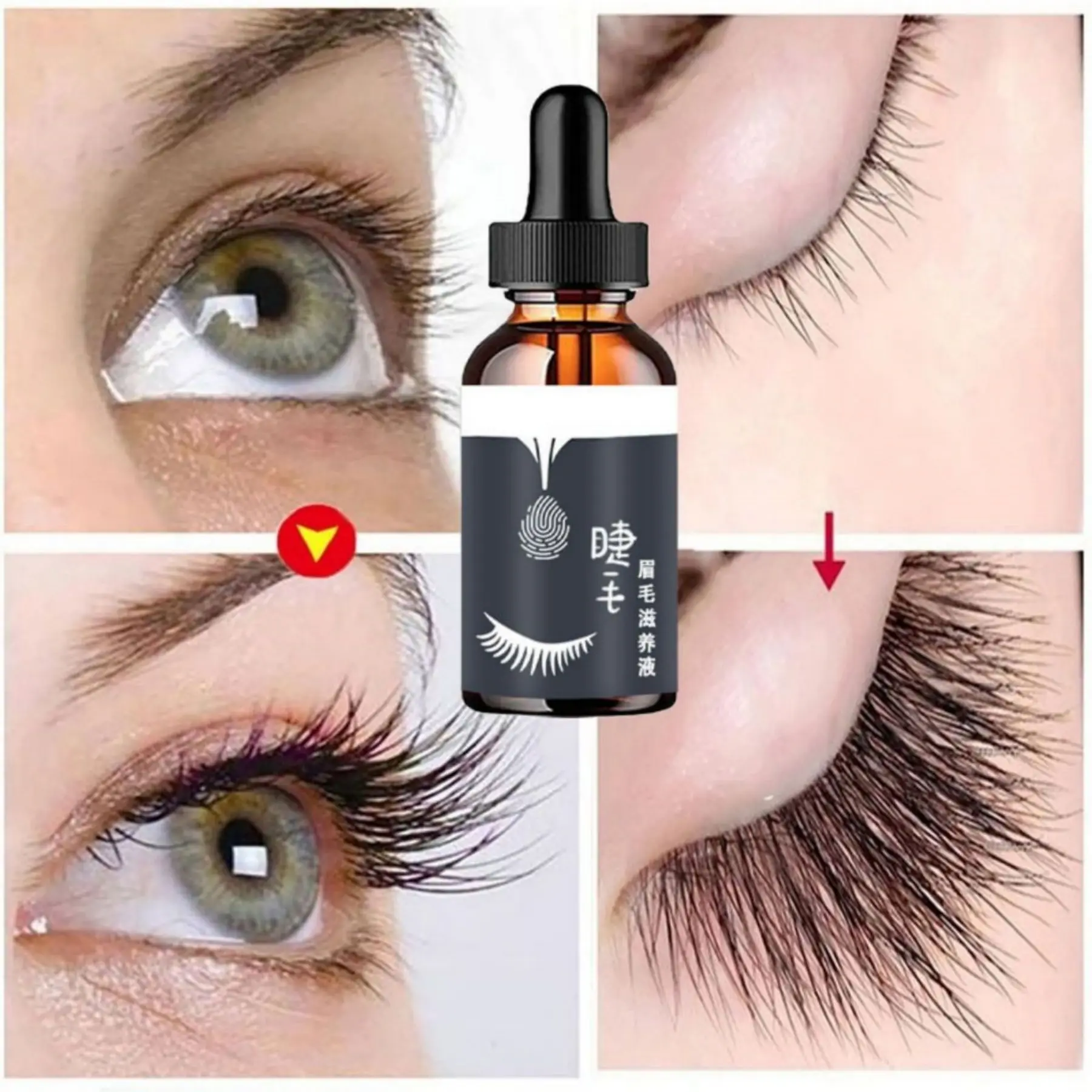 Eyelash Growth Enhancer Mascara Hair Treatments Rapid Eyebrow Growth Moisturizing Liquid Essential Oil Eye Lashes Growth