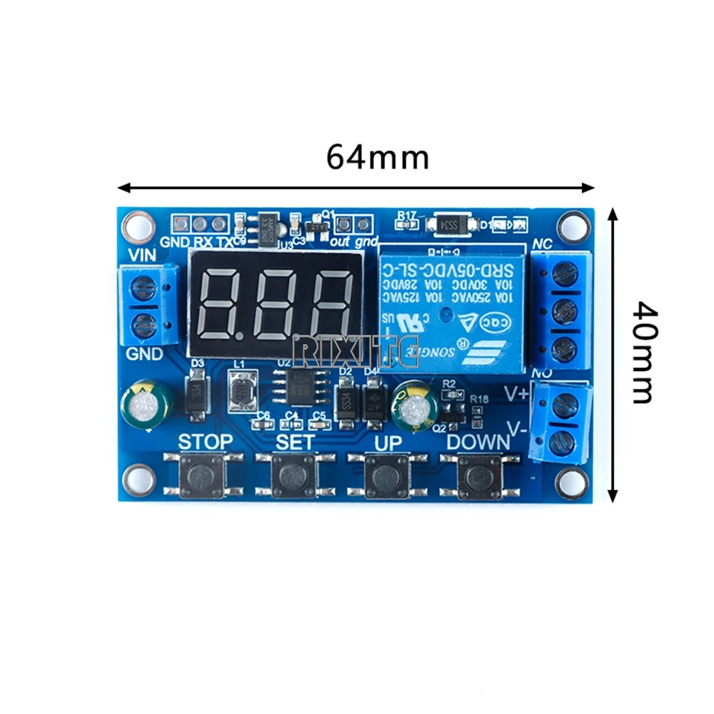 Battery Charge/Discharge Module Integrated Voltmeter Undervoltage/Overvoltage Protection Timing Charge/Discharge Communication
