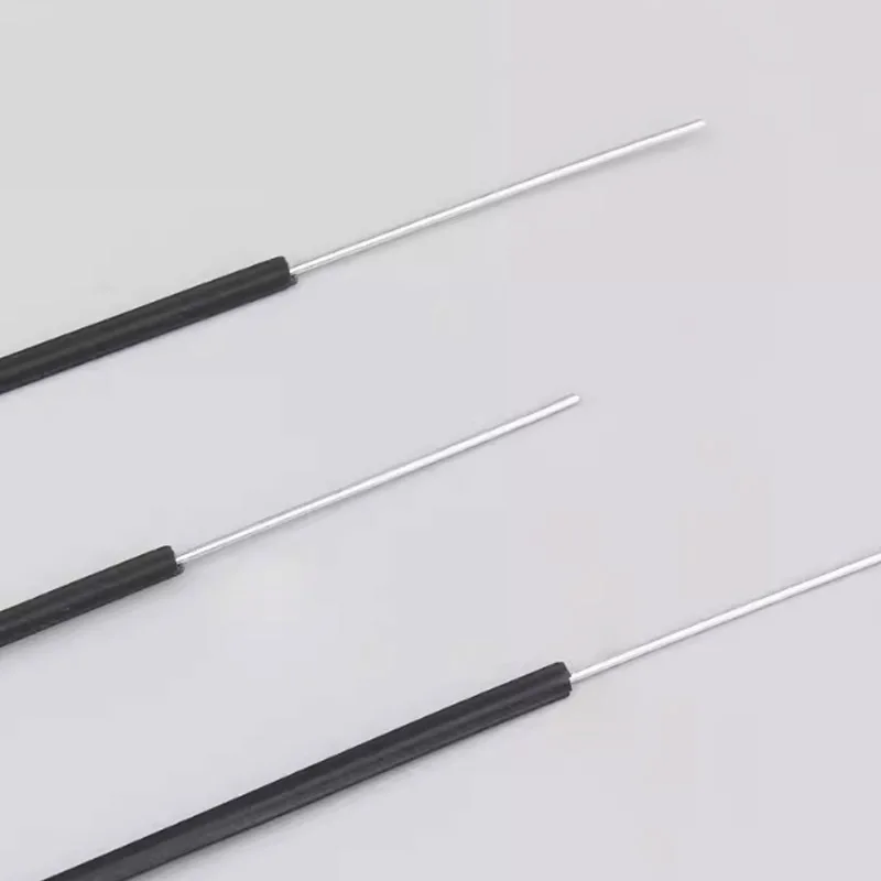 Dia 0.75mm Black White Plastic Coated Iron Wire Twists Ties Oblate Iron Wire Gardening Cable Ties Length 80/100/150mm