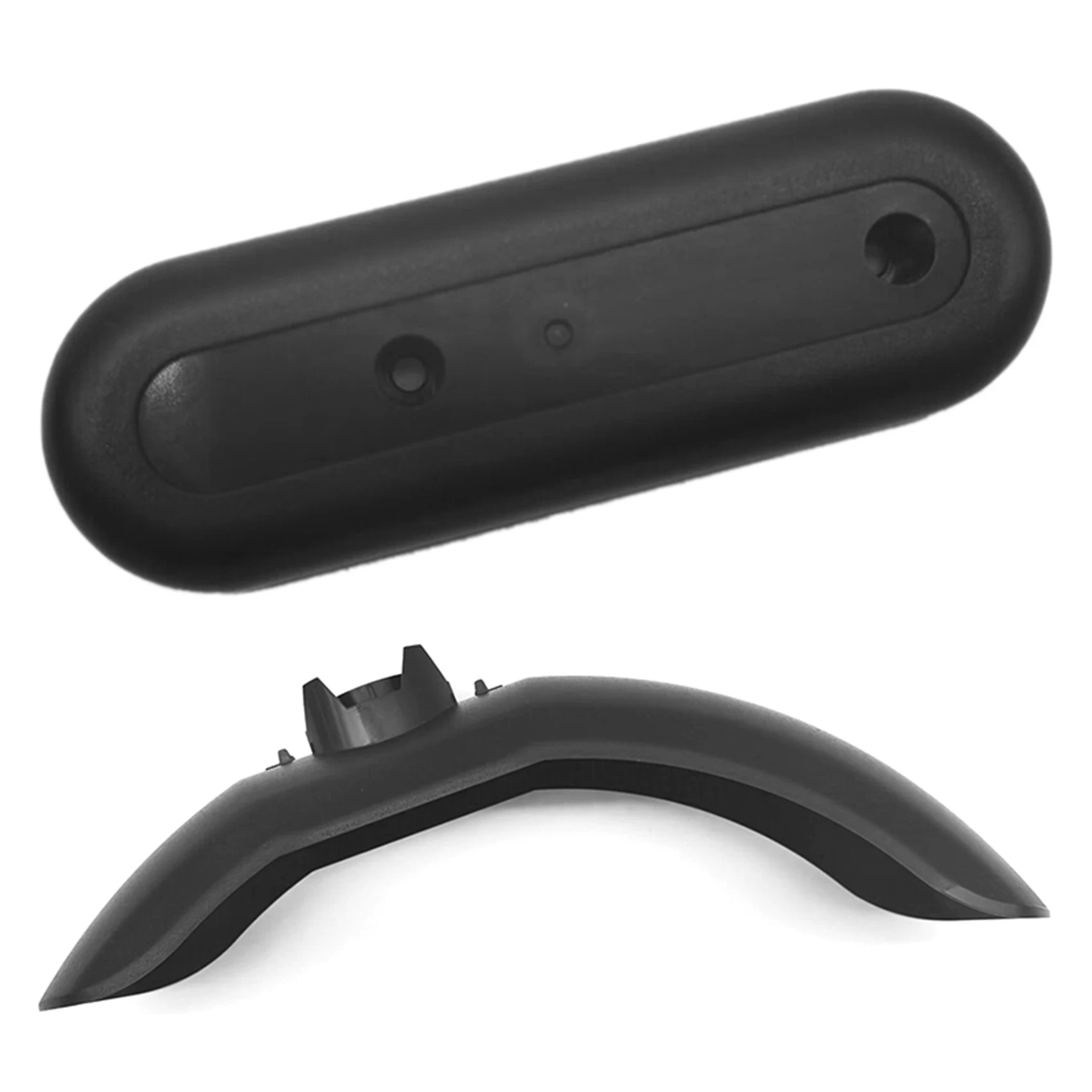 

2 Pcs Electric Scooter Accessories: 1 Pcs Rear Fork Decorative Cover & 1 Pcs Front Mudguard Tyre Splash Guard