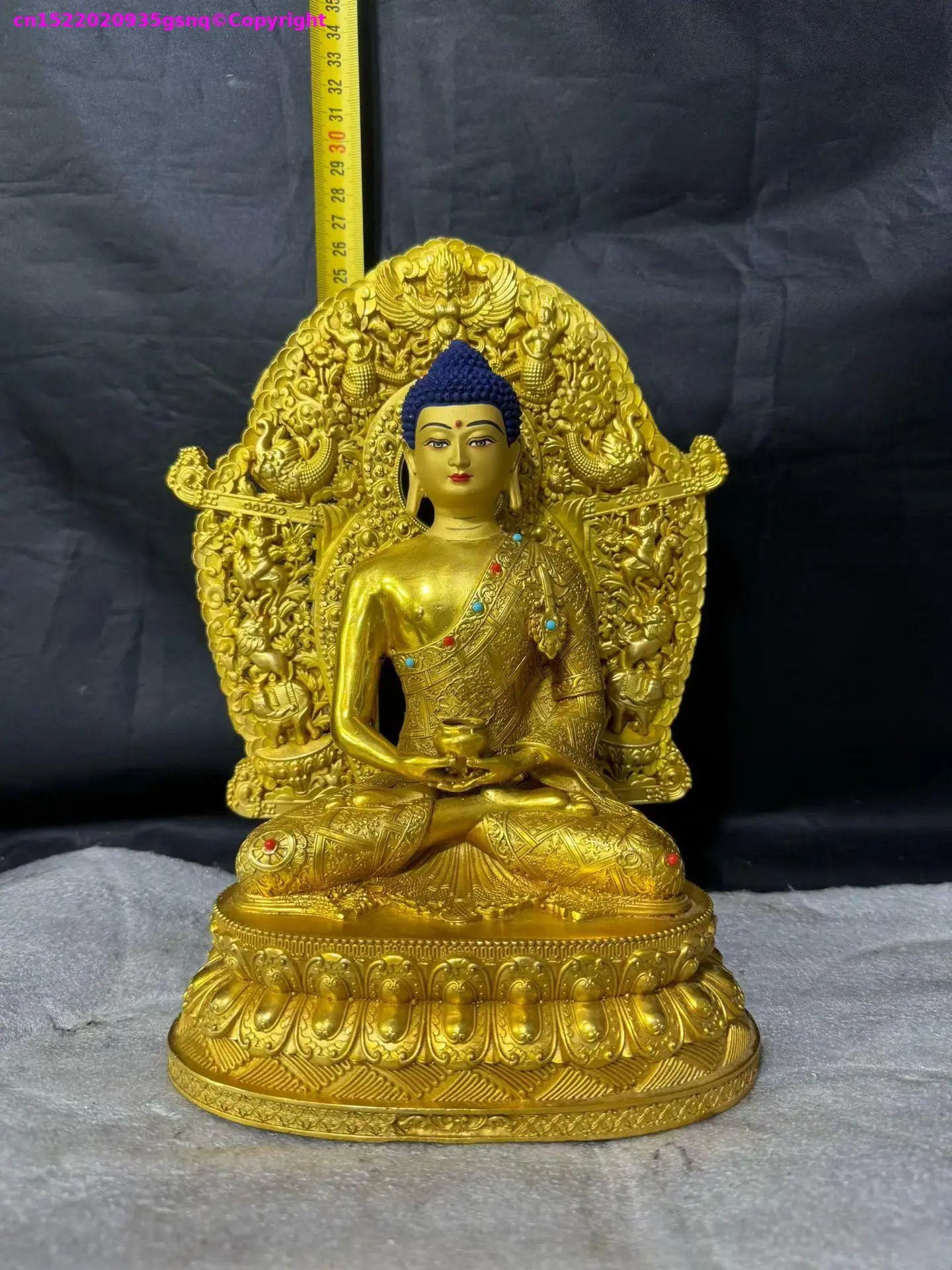 Special Offer Various Buddhist statue Holy tara buddha statue multiple copper buddha family Temple lama monk Altar worship 26cm