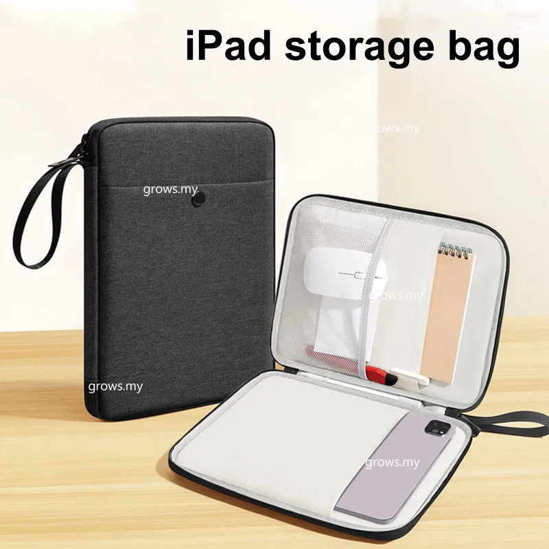 

Tablet Handbag For iPad 10TH A16 11TH 2025 Pro 11 Air 11-M3 Air4 5 6 7 pro11 10.2 10.5 Sleeve Carrying Protective Travel Pouch