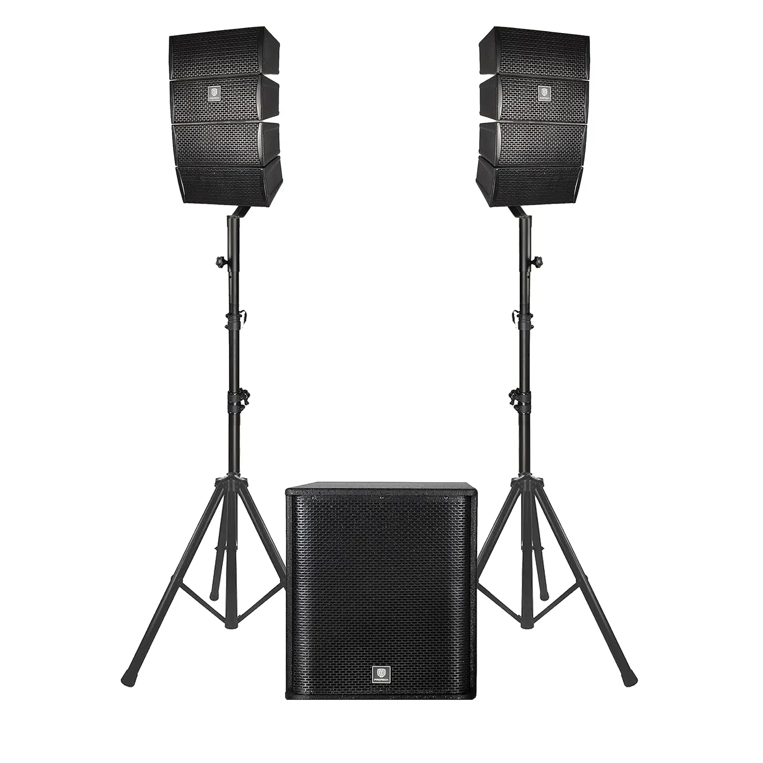 

Комплект акустической системы Club 3500: 15-дюймовый сабвуфер 3000 Вт, активная акустическая система для диджеев и PA, 8 линейных динамиков, Bluetooth, USB, SD, индивидуальная настройка