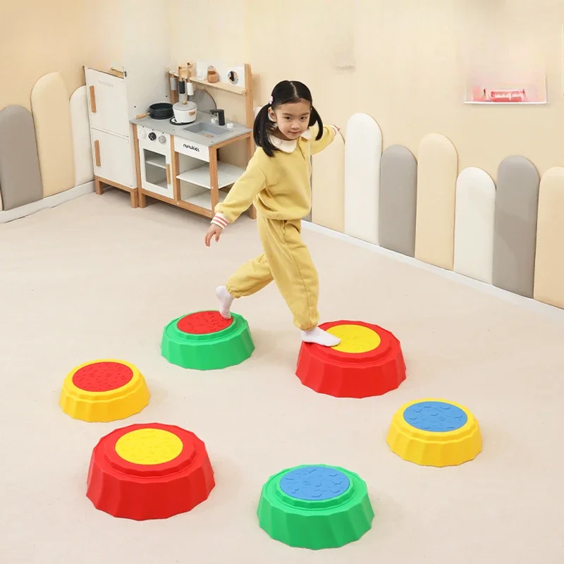 

Children's sensory integration training equipment tactile household kindergarten balance beam single-plank bridge toy