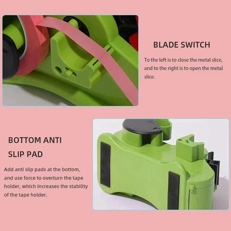 BAAG-Многофункциональный диспенсер для ленты, резак для упаковочной ленты, упаковка для картонных коробок, ручная сегментация ленты, диспенсер для ленты 46 мм