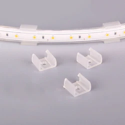6mm 8mm 10mm 12mm 20mm LED Strip Fix Clips Connector For Fixing 5050 2835 RGB Neon Light/COB Plastic Buckle Flexible Accessories