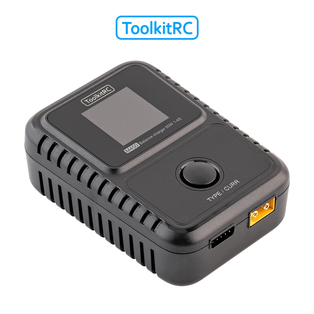 Toolkitrc M450 50W 2 ~ 4S LiPo LiHV LiFe chargeur d'équilibre de batterie affichage coloré contrôle tension de coupure