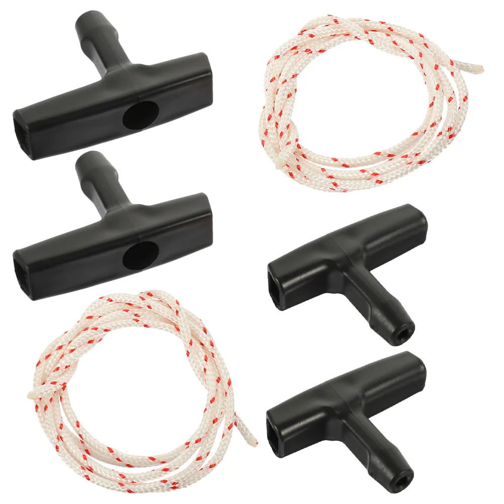 2 Sets Drawstring Door Knobs Garage Cable Replacement Kit Pull Cord Pulls Rope down Attachment Handles Opener Attic Access