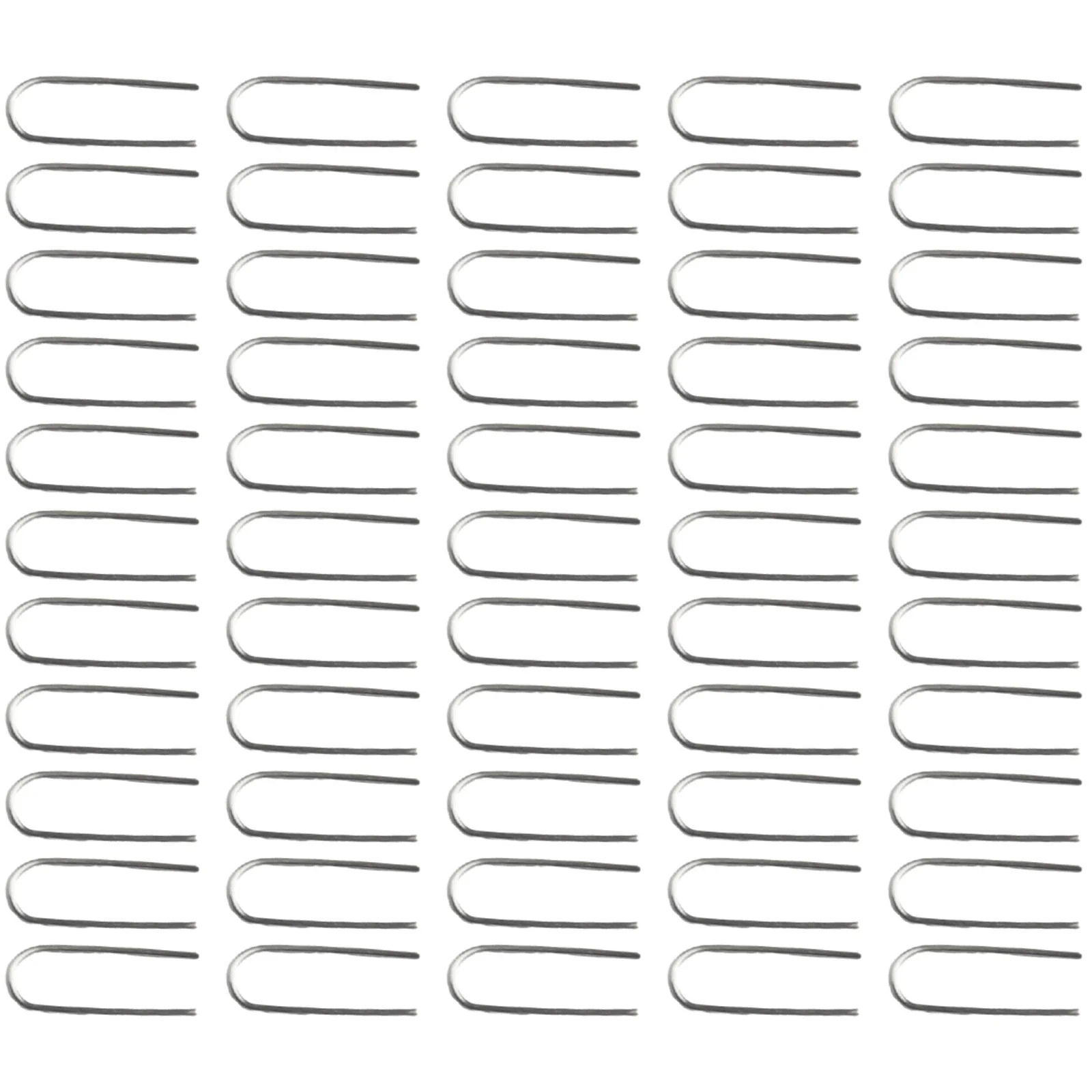 50/100/200PCS 21 Gauge U-shaped High Temperature Nichrome Wire Jump Rings Ceramic Kiln Wire Hanging Hooks 2cmx0.6cm