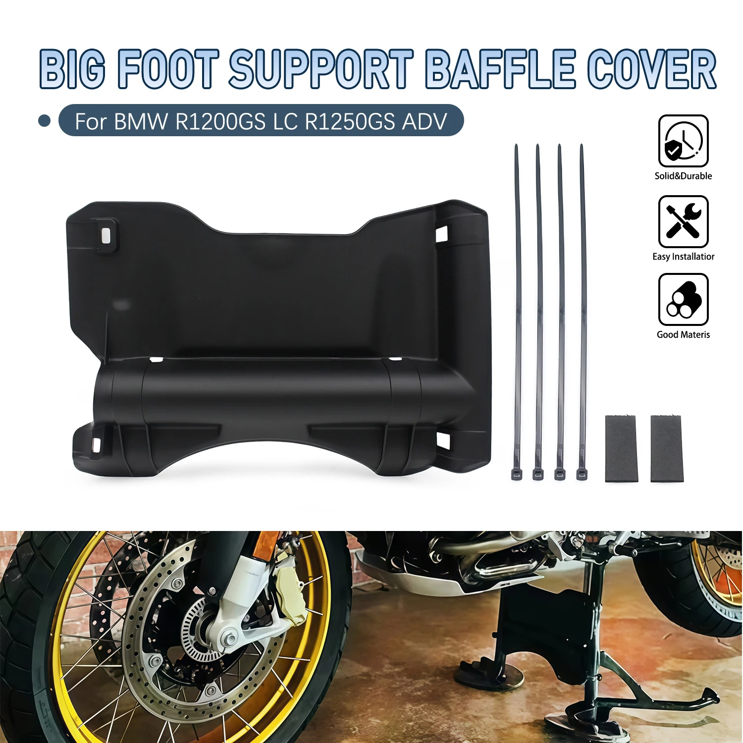 

Center Stand Protector Large Footrest Baffle Plate For BMW R1200GS LC R1250GS ADV Adventure R1200GS R1250GS R1200 GS R1250