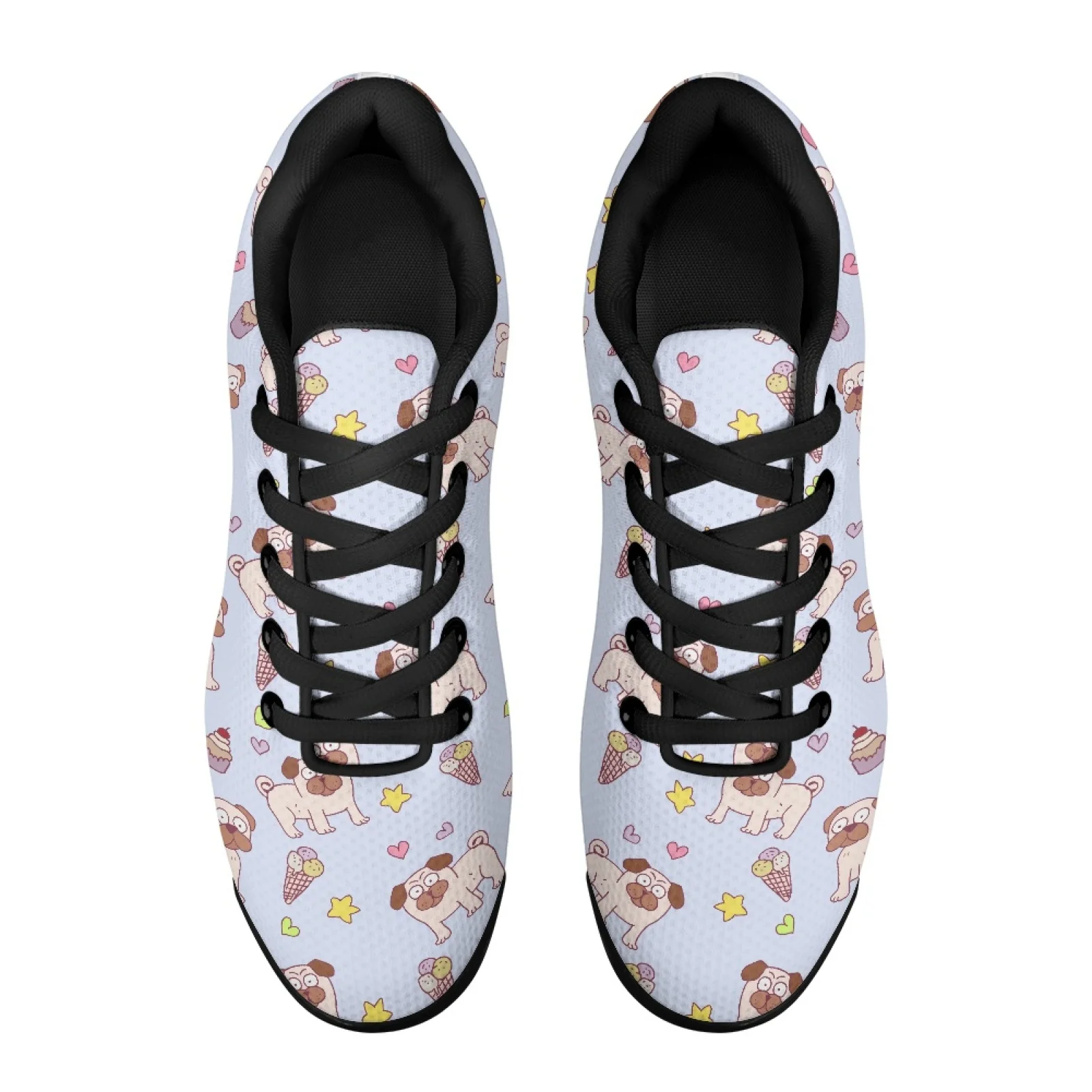 PENSTROLL Dogs Ice Cream Daily Casual Shoes Walking Shoes for Men Air Cushion Men's Air Running Shoes