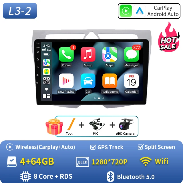 Android 16 Voor Kia Morning Picanto 2007 2008 2009 2010 Auto Radio Navigatie Multimedia Speler Stereo GPS WiFi + 4G Carplay + Auto BT