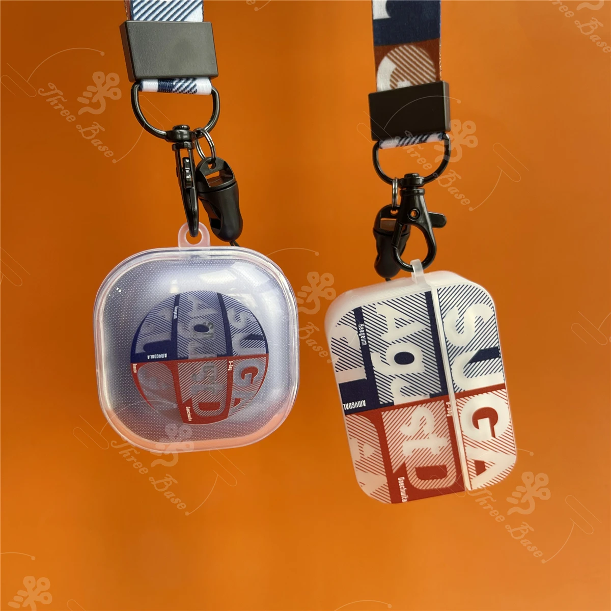 เคสสามเคสสำหรับ airpods 3 Gen 2 Pro2 Suga agustd Samsung Buds2 Pro พร้อมพวงกุญแจแบบพกพาป้องกันการกระแทก