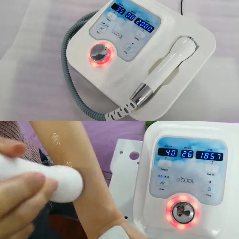 Cyro Electroporation Machine D Cool Skin Rejuvenation Facial Care Mesotherapy EMS Treatment Wrinkle Removal Anti Aging Face Lift