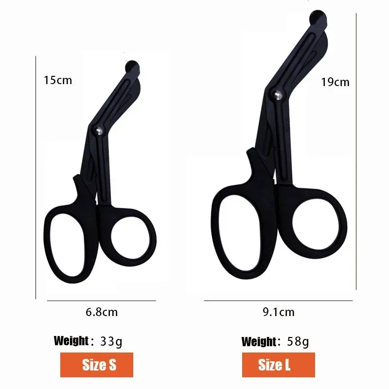 Tijeras médicas de supervivencia EMT, rescate paramédico, tijeras de supervivencia para traumatismos, tratamiento de emergencia para heridas, gasa, cizalla táctica de primeros auxilios