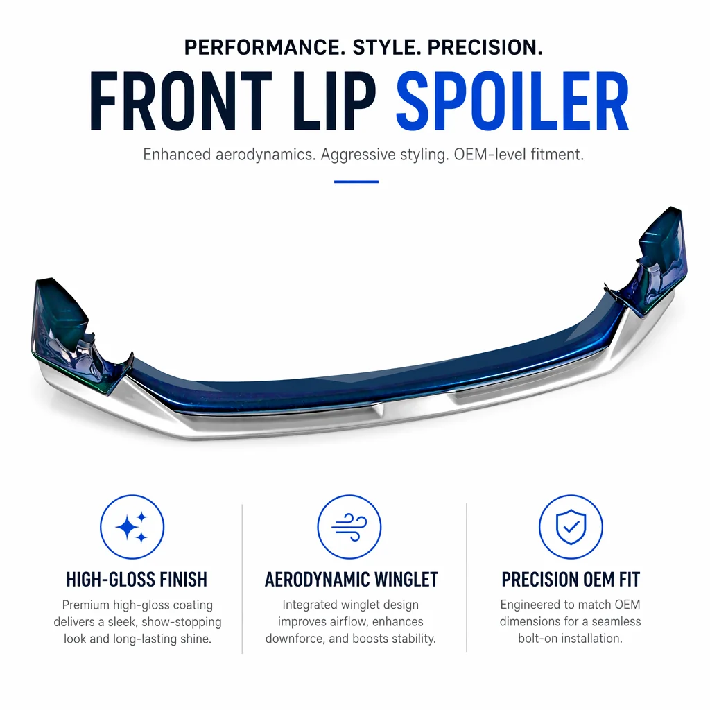 Front Bumper Lip for Voyah Dreamer MPV Vacuum Formed PP Front Spoiler Chin Splitter Tuning Exterior Upgrade Accessories