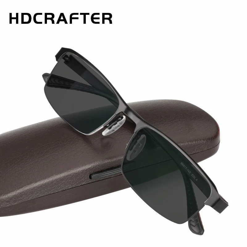 HDCRAFTER (SPH: 0 ~ + 400) dioptrii fotochromowe okulary do czytania mężczyźni tytanu nadwzroczność okulary do czytania w trybie prezbiopii okulary zewnętrzne