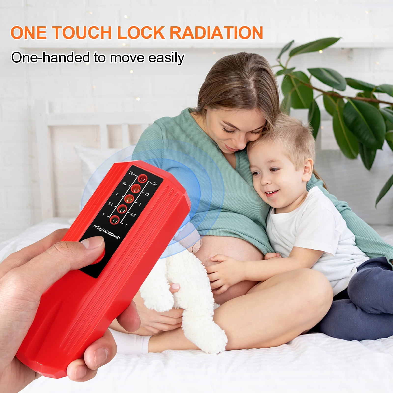 K2 Electromagnetic Radiation Detector Radiometer Magnetic Field EMF Gauss Meter Radioactivity Dosimeter Ghost Hunting Detector