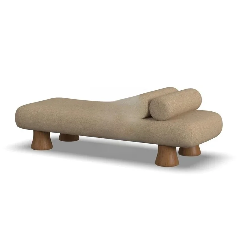 

Nordic light luxury solid wood, bedside stool, living room long sofa stool, entrance foyer shoe change stool