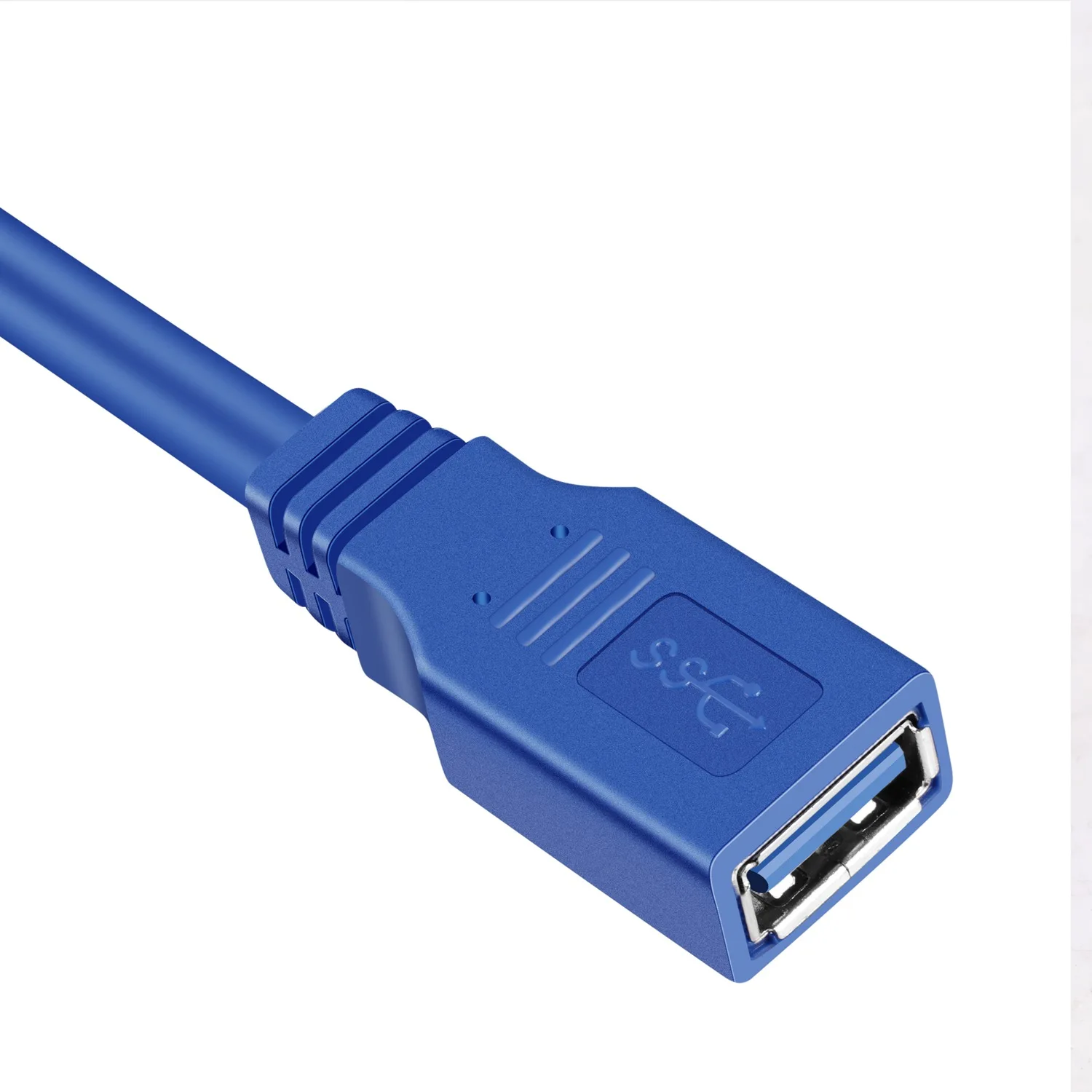1m USB 3.0 Extension Cable Male to Female M/F Adapter Cord Super Speed Data Transfer Charging Transmission Hard Disk Connection