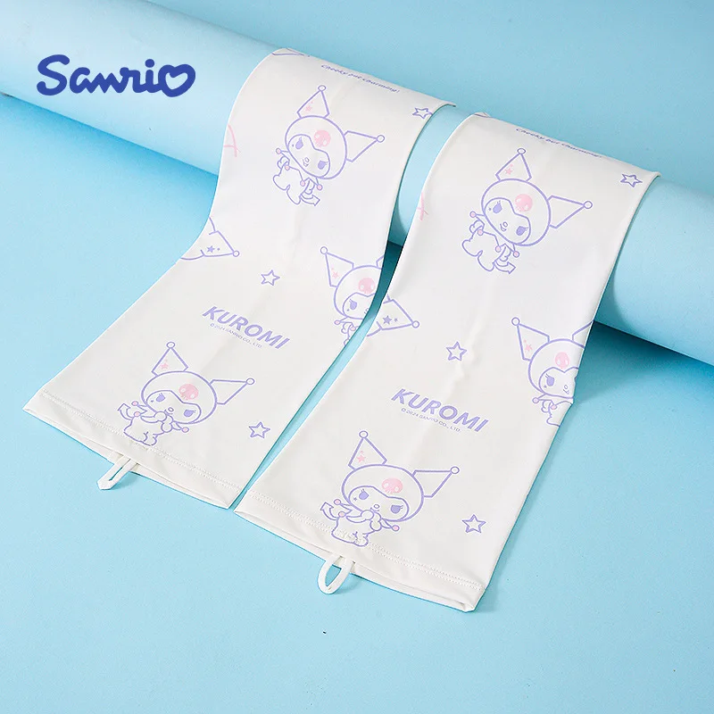 Sanrio Cartoon Zonnebrandcrème Ijs Mouwen Kawaii Cinnamoroll Hangyodon Hello Kitty Kuromi Outdoor Zonnebrandcrème Ademende Mouwen