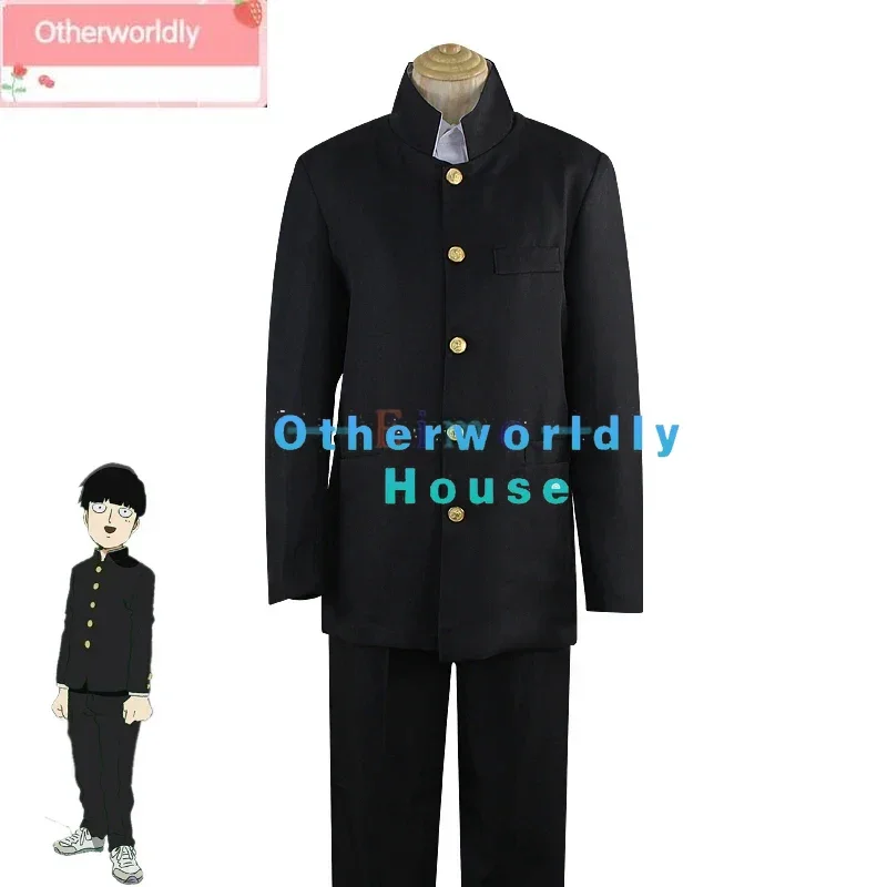 

Anime Kageyama Shigeo Cosplay Costume Japanese School Uniforms Jacket Pants Halloween Custom Made