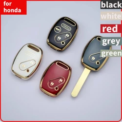 2 3 4 Buttons TPU Car Key Case Cover for Honda Fit CIVIC JAZZ Pilot Accord CR-V Freed Freed Pilot StepWGN Insight Key Shell