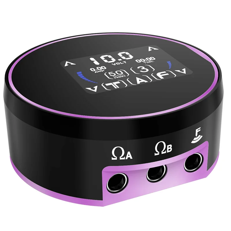 Tattoo Power Supply Aurora III Digital LED Tattoo Belt Coil With Coil And Rotary Tattoo Bolt Adapter Adjust Fre US Plug