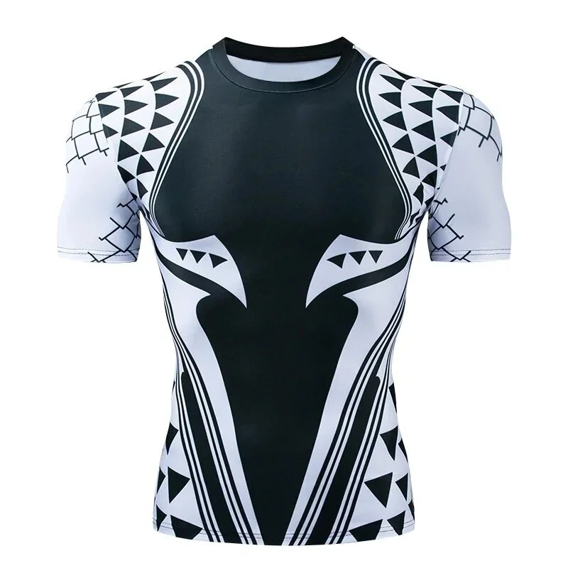 

MOTO-Summer new 3D printed T-shirt men's role-playing clothing short sleeved top
