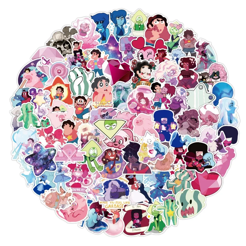 AliExpress GOGOTU 100PCS Steven Universe Cartoon Stickers Cute Graffiti Decal DIY Laptop Bicycle Motorcycle Fridge Waterproof Sticker Toys Gifts