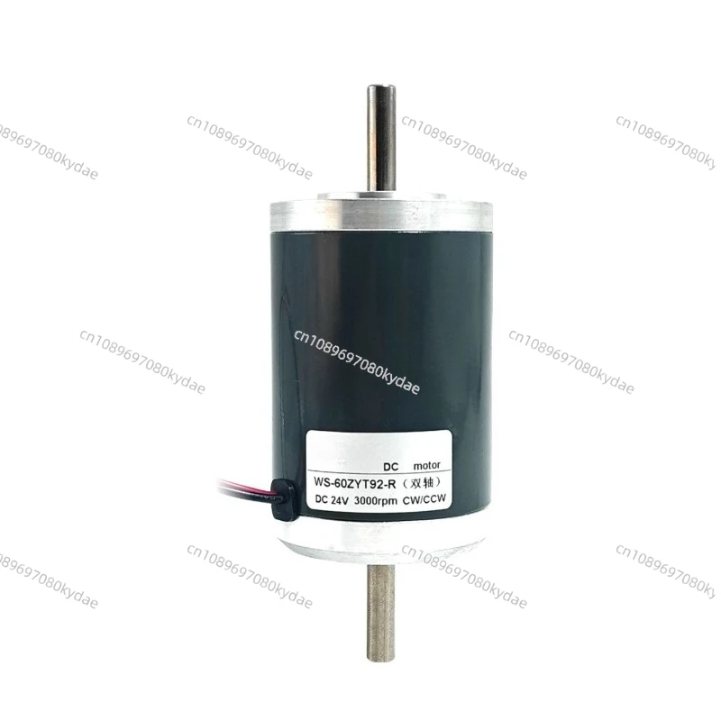 

Высокоскоростной микродвигатель постоянного тока 12В/24В с двойным выходным валом 60 мм, шариковый подшипник, управление скоростью в положительном и отрицательном направлении, малогабаритный мотор
