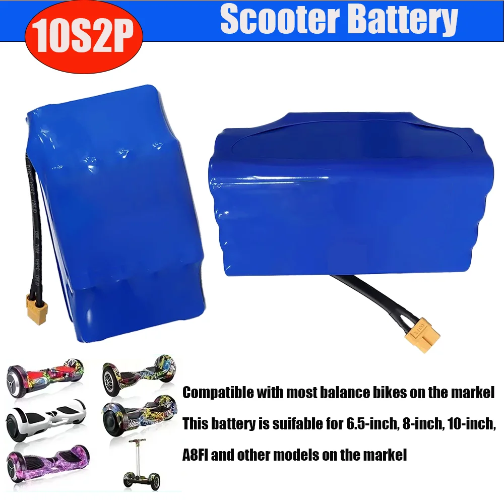 

10s2p 12AH Rechargeable Lithium Ion Battery 36V 18650 Battery Packs,for Self Balancing Electric Scooter,HoverBoard Monocycle