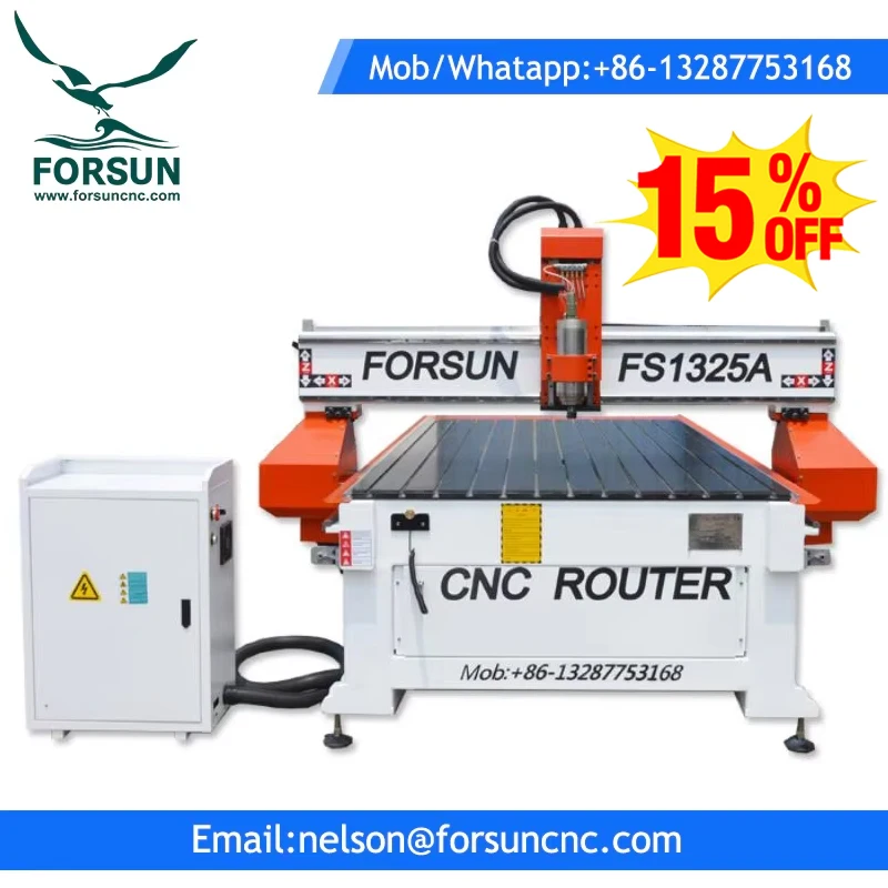 

2024 37% discount!!CNC router woodworking machine 1325 1530 2040 cnc wood router for mdf cutting wooden furniture door making