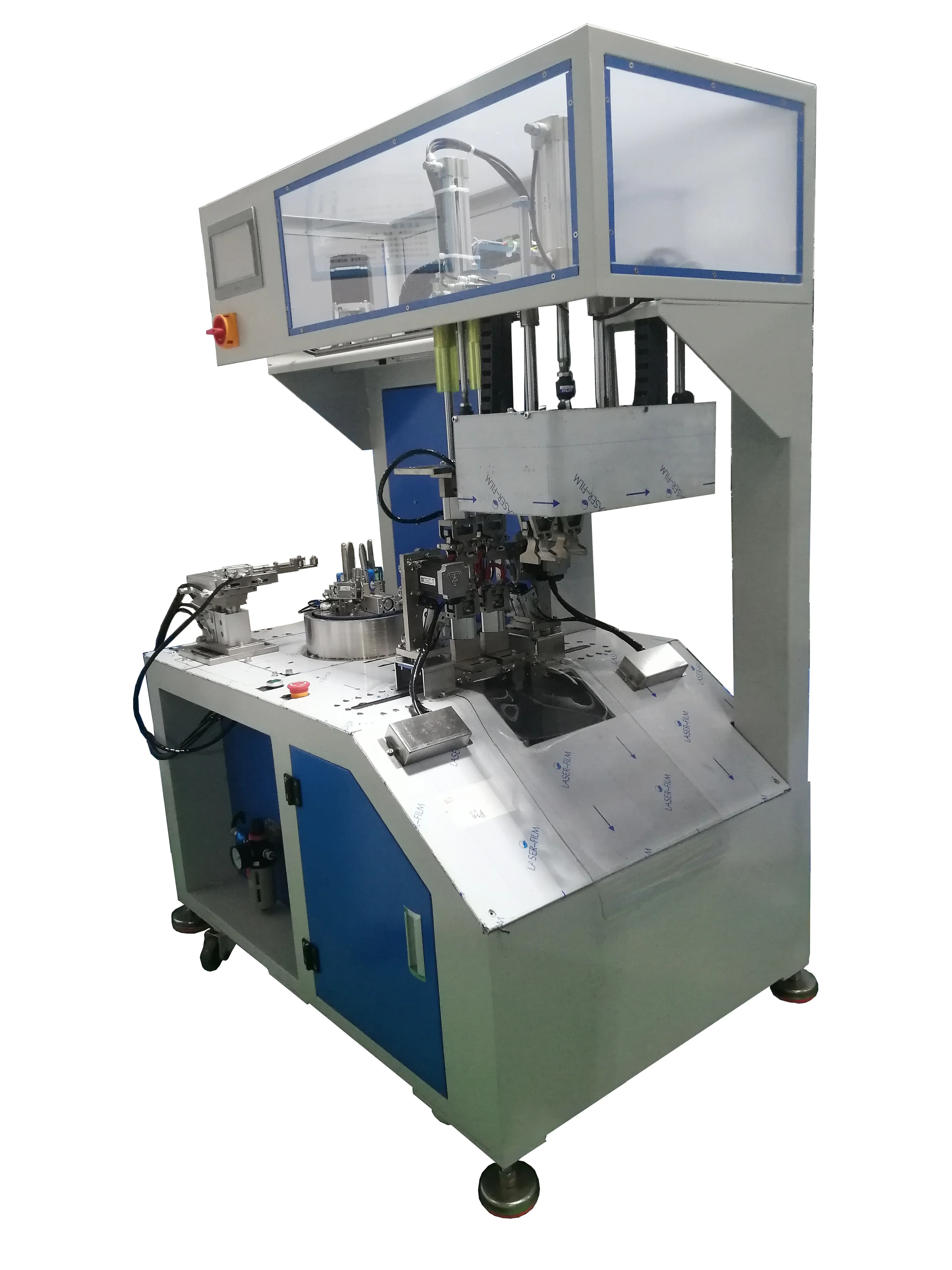 Floor-standing Automatic for Small O Shape Coiling Power Cord Cable Winding Tying Machine