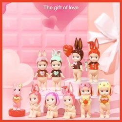 Sonny Angel Love Gift 시리즈 라부부 블라인드 박스 천사 인형, 귀여운 트렌디 수제 사무실 장식, 발렌타인 데이 선물