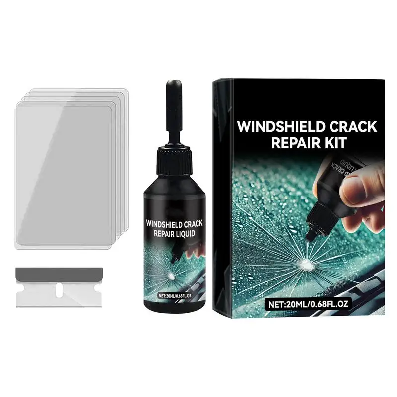 

Windshield Crack Repair Fluid Car Window Repair Kit Glass Auto Windscreen Scratch Crack Restore Fluid