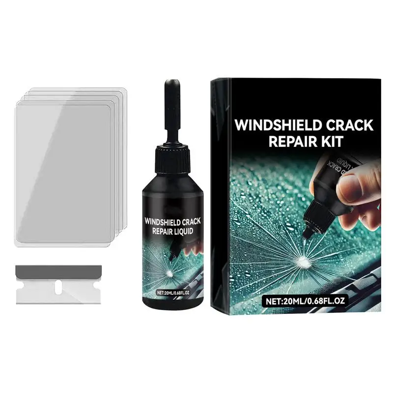 Windshield Crack Repair Fluid Car Window Repair Kit Glass Auto Windscreen Scratch Crack Restore Fluid