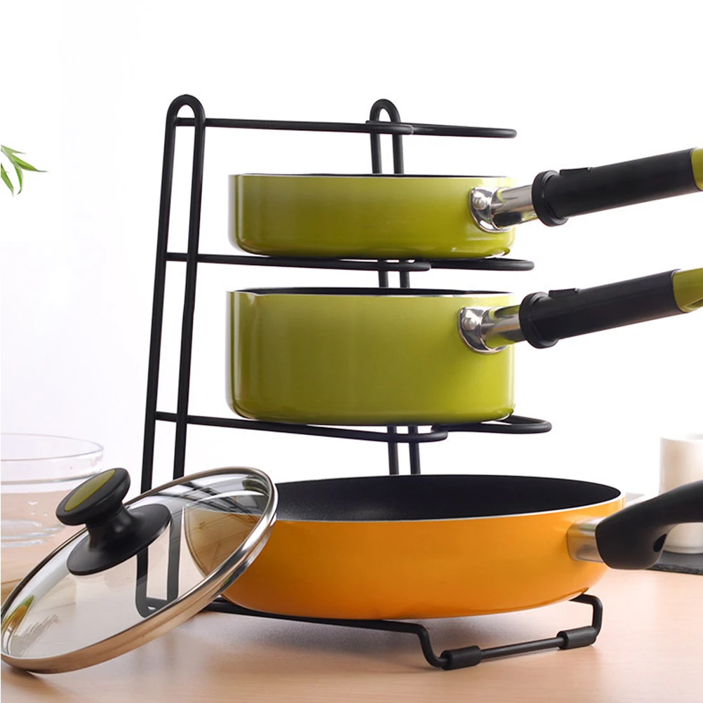 

Подставка для крышки кастрюли, стойка для разделочной доски, кухонный органайзер, универсальный держатель для сковороды, практичный дизайн из нержавеющей стали, простой в использовании, портативный