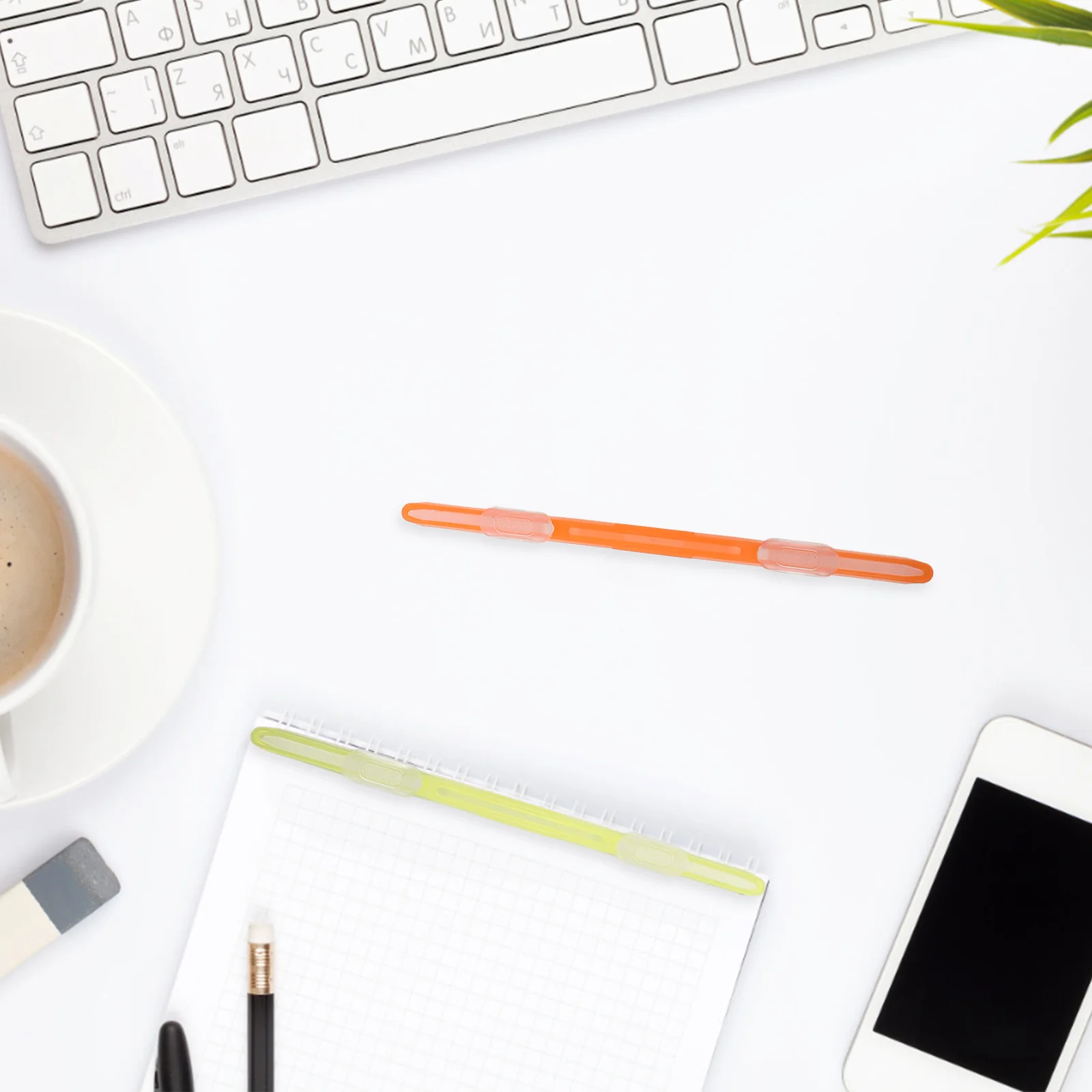 36Pcs Double Hole Binder Clips Plastic Document Fasteners File Binder Clips for School Paper Organization Home Office Use