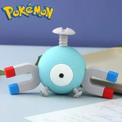 Pokemon Riginal Magnemite Anime Peripherals Garage Kit Cute Silica Gel Cartoon Wall Sticker Refrigerator Desktop Decoration Gift