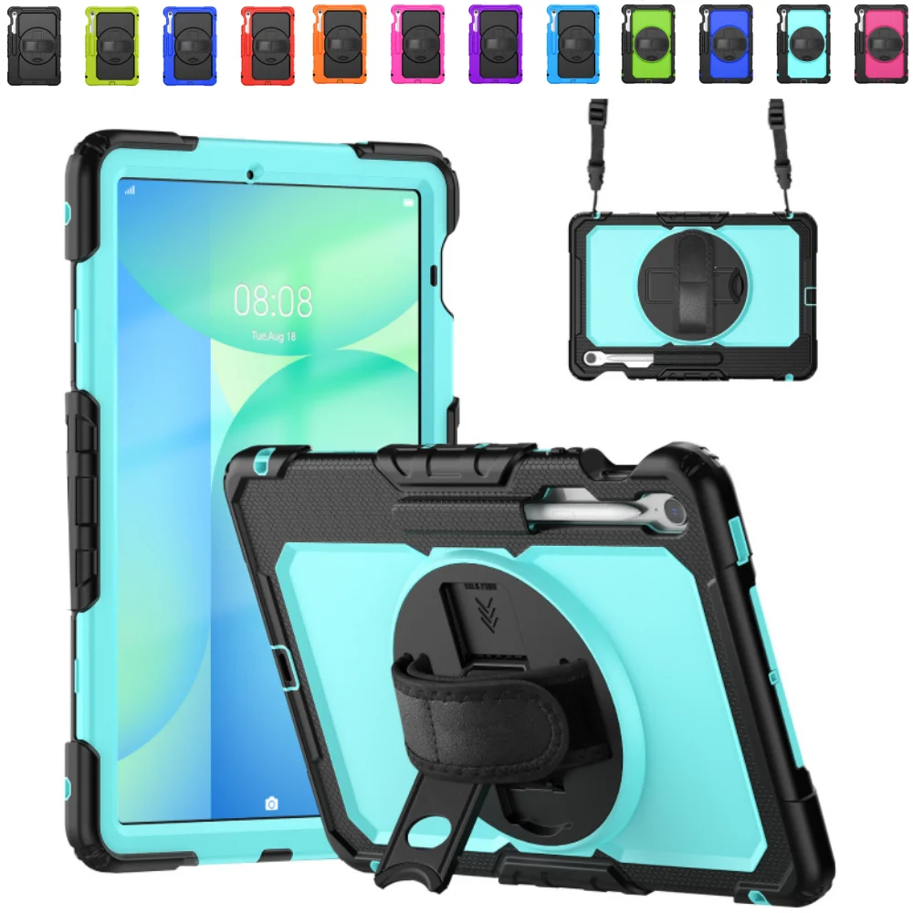 

Чехол для Samsung Galaxy Tab S10 FE Plus 13,1 дюйма SM-X620 X626 X626B S10FE + 13,1 дюйма, чехол 2025 с защитными ПЭТ-экранами и ремнями