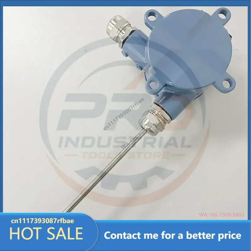 PT100 temperature transmitter, explosion-proof temperature sensor 4-20mA output integrated thermal resistance temperature